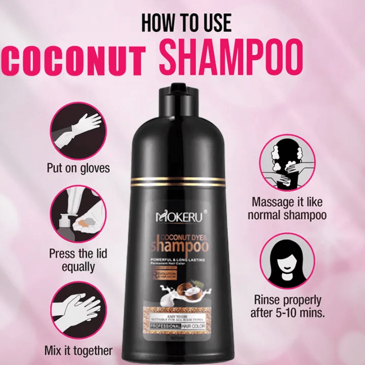 Mokeru Coconut Dye & Shampoo - 500ml - Pinoyhyper