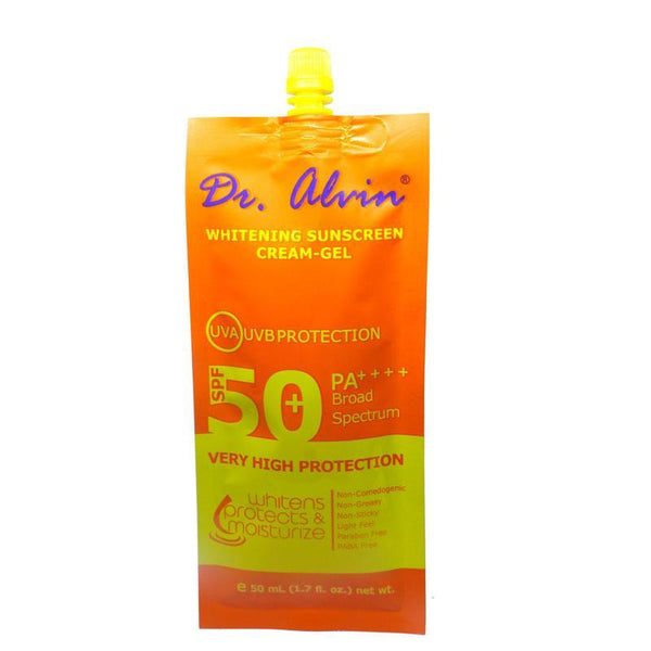 Dr. Alwin Whitening Sunscreen Cream Gel SPF 50 + 50ml - Pinoyhyper