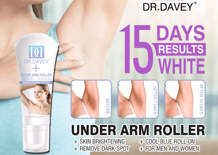 Dr. Davey Brightening Roll-On Underarm Active Liquid - 100ml - Pinoyhyper