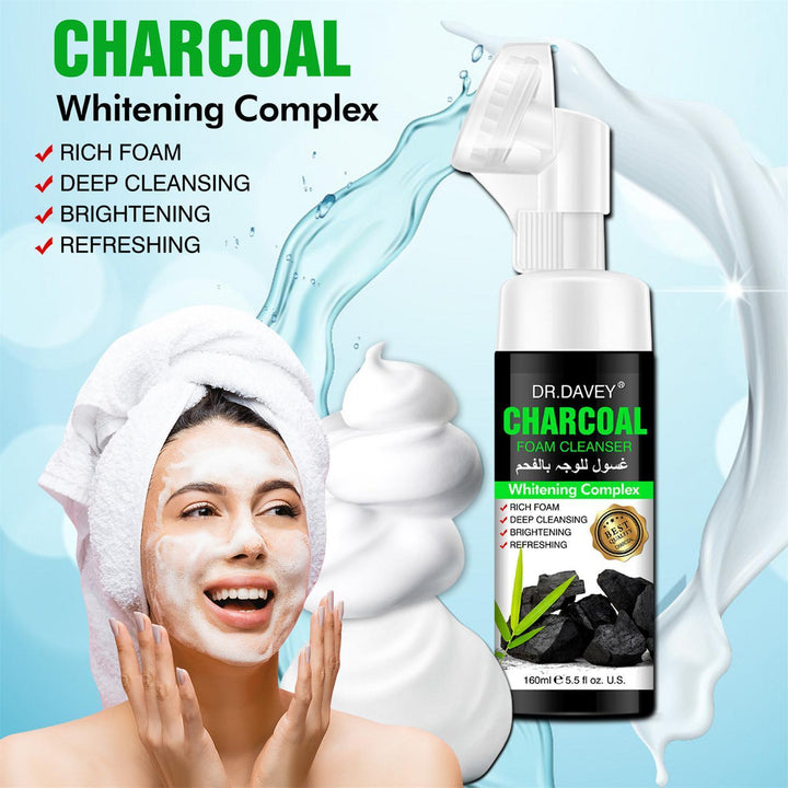 Dr.Davey Charcoal foam cleanser face cleanser - 160ml - Pinoyhyper