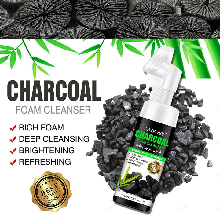 Dr.Davey Charcoal foam cleanser face cleanser - 160ml - Pinoyhyper