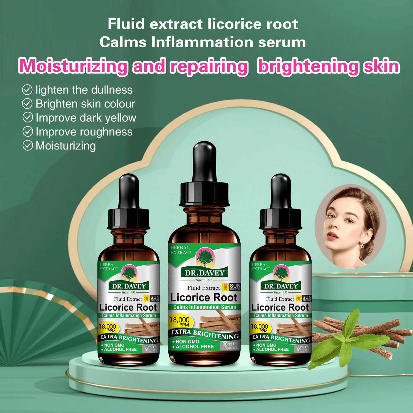 Dr.Davey Fluid Extract Licorice Root Serum - 30ml - Pinoyhyper