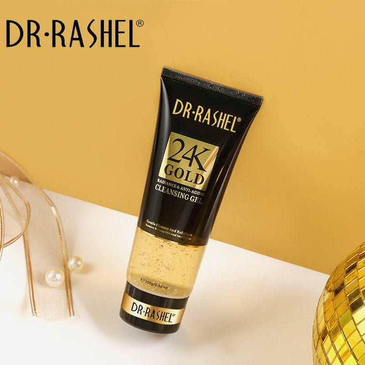 Dr. Rashel 24K Gold Radiance & Anti-Aging Cleansing Gel - 100gm - Pinoyhyper