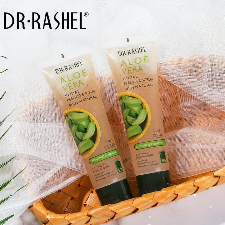 DR.RASHEL Aloe Vera Facial Peeling & Scrub 2in1 Exfoliating Cream - Pinoyhyper