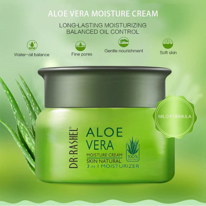 DR RASHEL Aloe Vera Skin Lightening Moisturizer Facial Cream 3 in 1 Moisturisor Face Cream - Pinoyhyper
