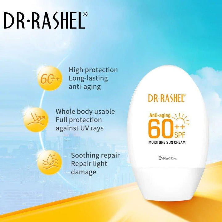 Dr. Rashel Anti Ageing SPF 60 Moisture Sun Cream 60 gm - Pinoyhyper