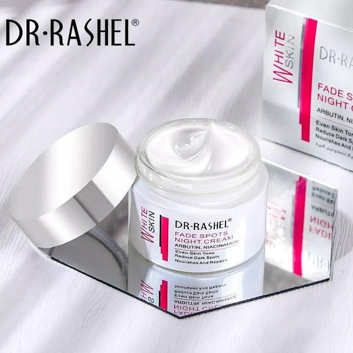 DR.RASHEL Skin Whitening Cream Abrutin Niacinamide Nourish Repair Fade Spots Night Cream - 50gm - Pinoyhyper