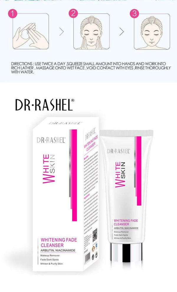 Dr.Rashel White Skin Whitening Fade Cleanser - 80ml - Pinoyhyper