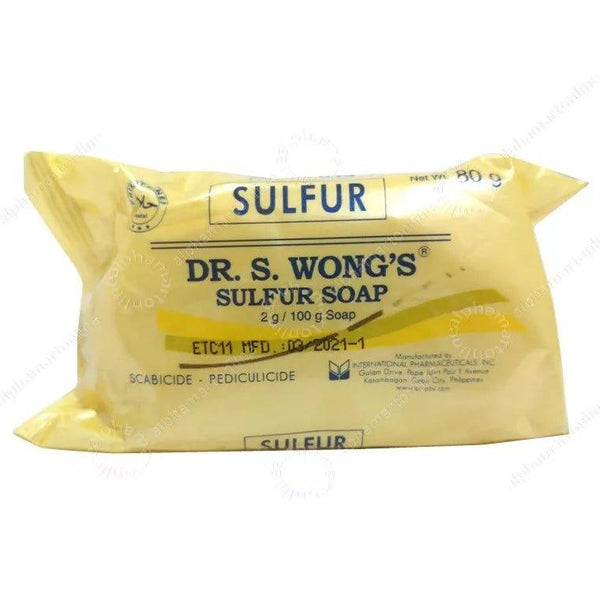 DR.S. Wong's Sulfur Soap Scabicide-Pediculicide - 80g - Pinoyhyper
