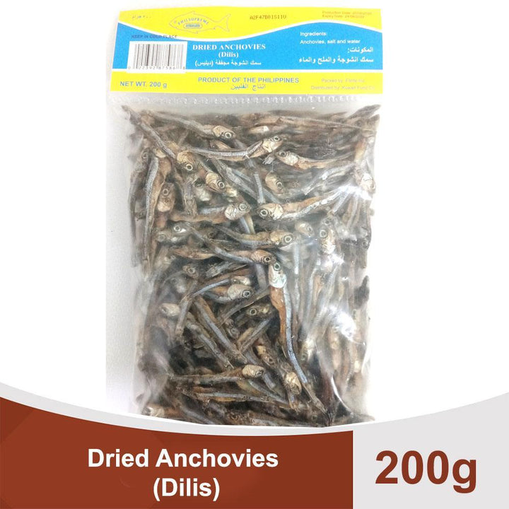 Dried Anchovies (Dilis) - 200g - Pinoyhyper