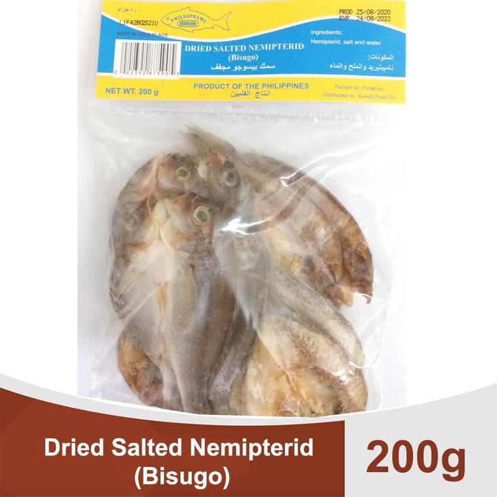 Dried Salted Nemiptrerid (Bisugo) - 200g - Pinoyhyper