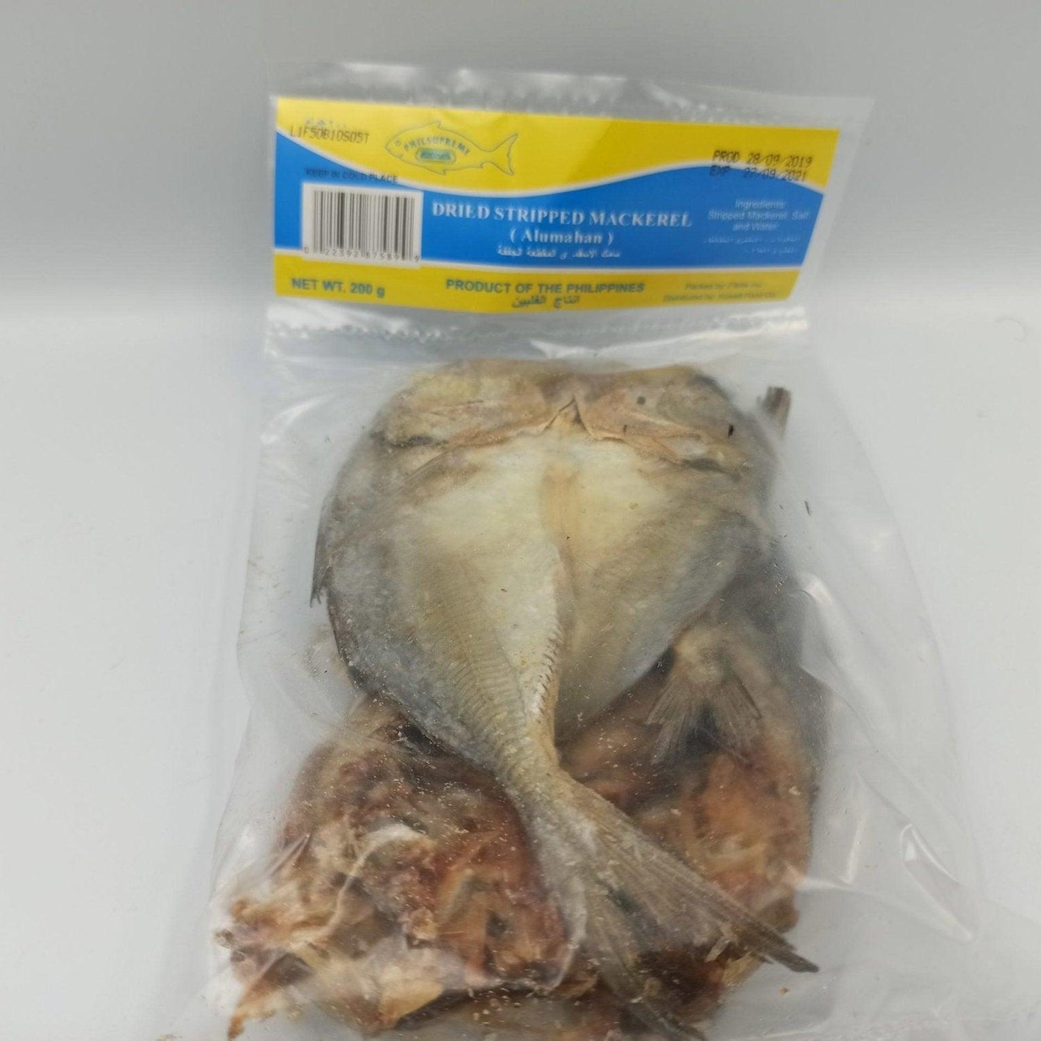 Dry Fish Stripped Mackerel (Alumahan) 200g - Pinoyhyper