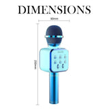 DS 878 Wireless Bluetooth Karaoke Microphone with Built-in HIFI Speaker - Pinoyhyper