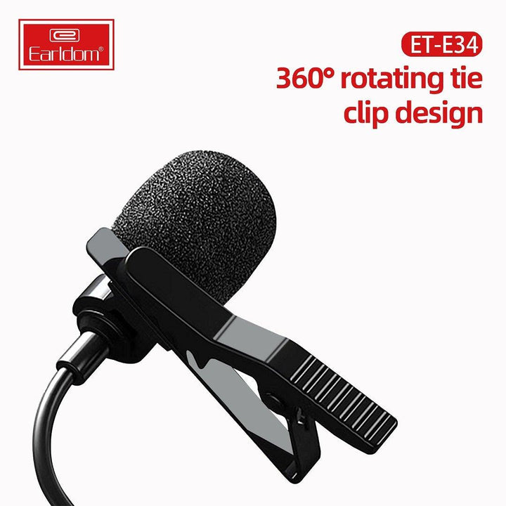 Earldom mini Microphone with Clip E34 - Pinoyhyper