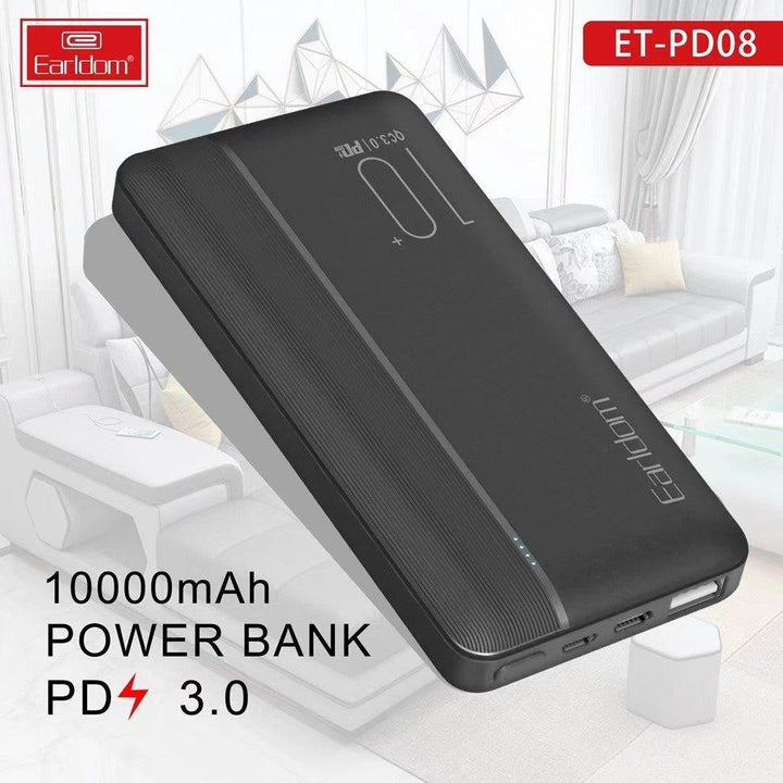 Earldom Power Bank 10000mah PD08 - Pinoyhyper