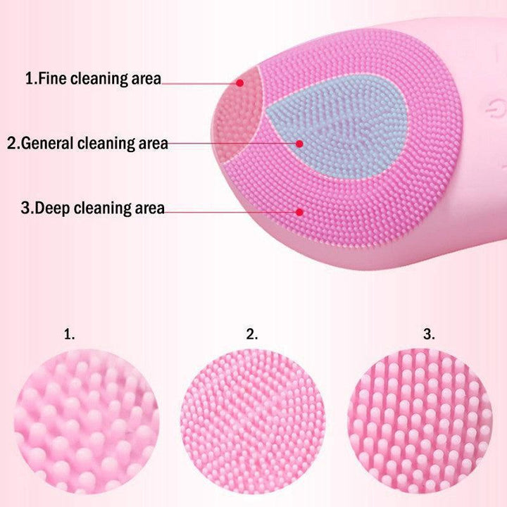 Electric Facial Sonic Silicon Brush wash facial cleansing brush - Pinoyhyper