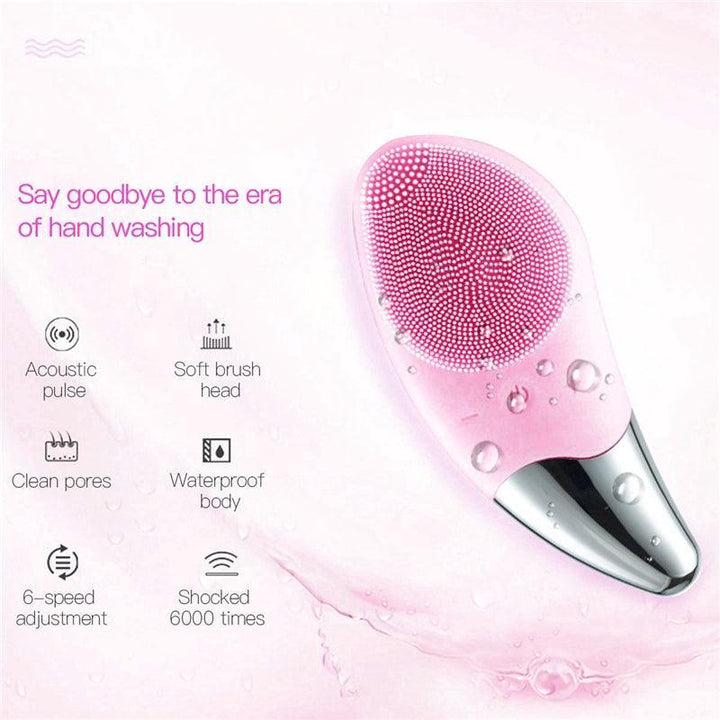 Electric Facial Sonic Silicon Brush wash facial cleansing brush - Pinoyhyper