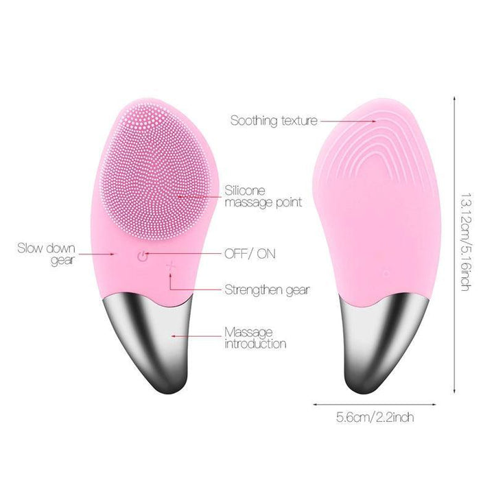 Electric Facial Sonic Silicon Brush wash facial cleansing brush - Pinoyhyper