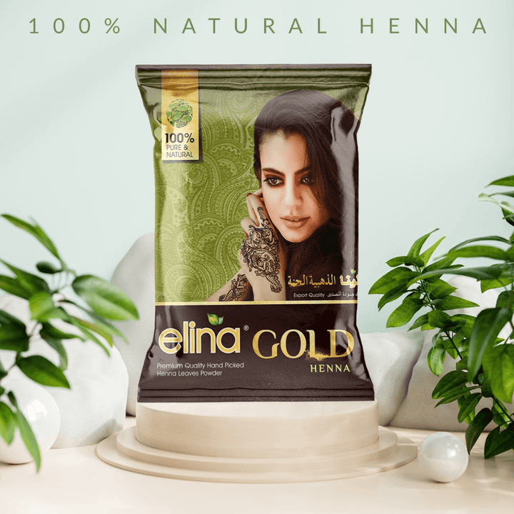 Elina Herbal Hair Color Gold Henna 100% Pure Nature - 200g - Pinoyhyper