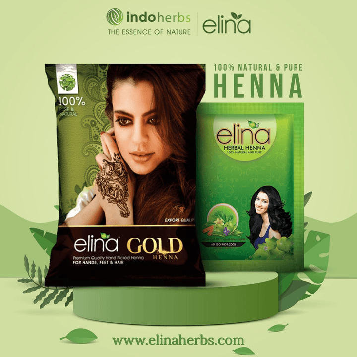 Elina Herbal Hair Color Gold Henna 100% Pure Nature - 200g - Pinoyhyper
