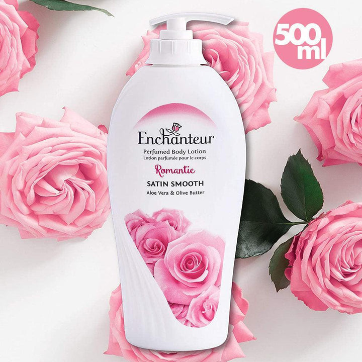 Enchanteur Romantic Perfumed Body Lotion - 500ml - Pinoyhyper