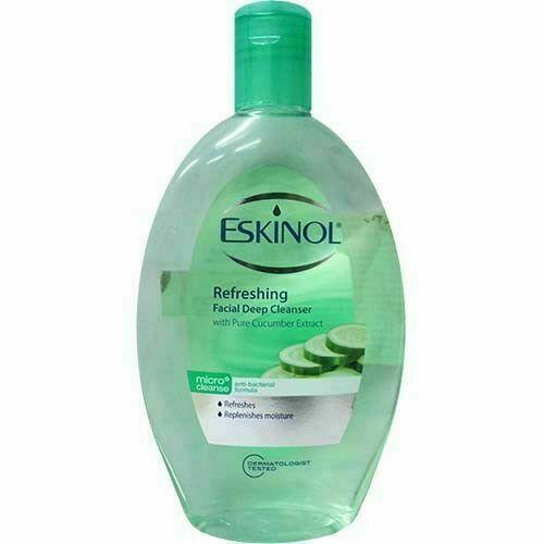 Eskinol Refreshing Facial Deep Cleanser (Cucumber Extract) 225ml - Pinoyhyper