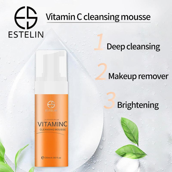 Estelin Vitamin C Cleansing Mousse - 135 ml - Pinoyhyper