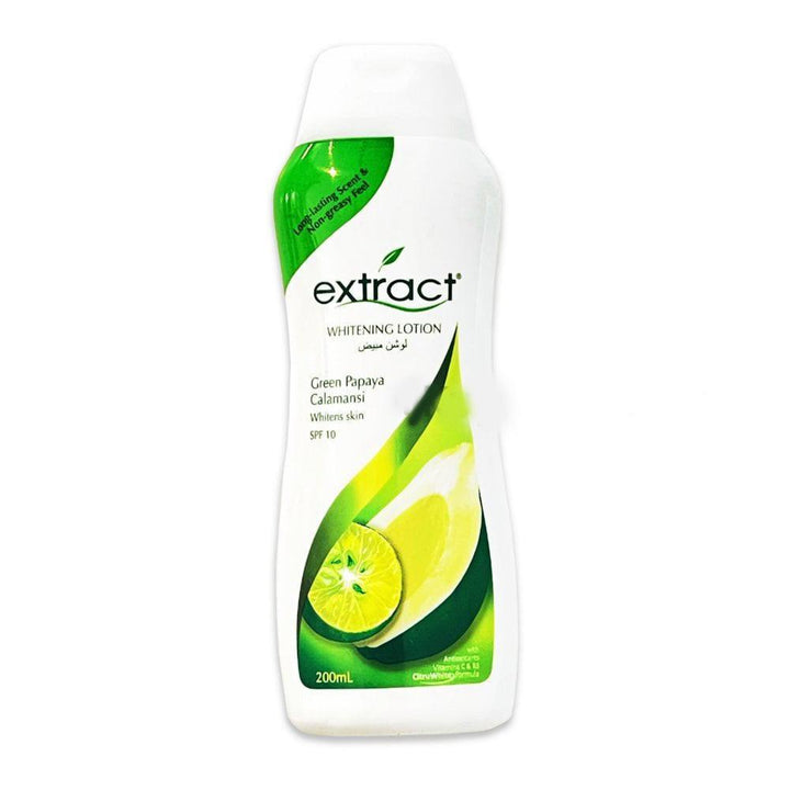 extract Green Papaya Calamansi Whitening Lotion SPF10 200ml - Pinoyhyper