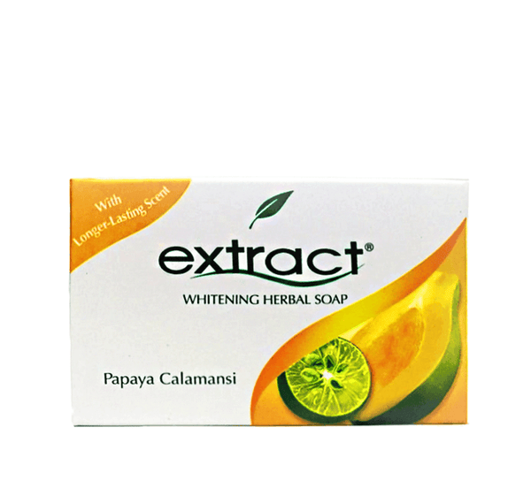 Extract Whitening Herbal Soap Papaya Calamansi 125g - Pinoyhyper