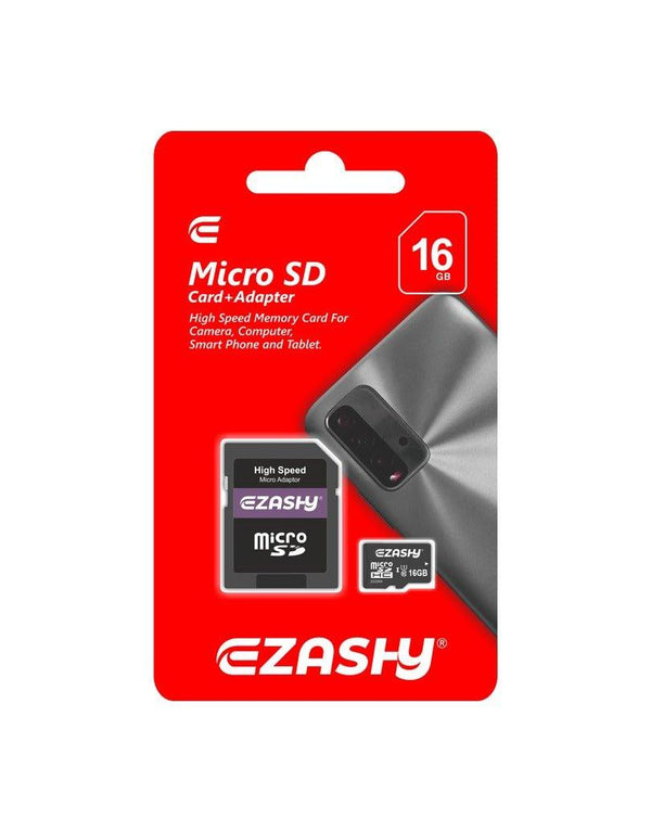 EZASHY Micro SD Memory Card With Adapter - 16GB - Pinoyhyper
