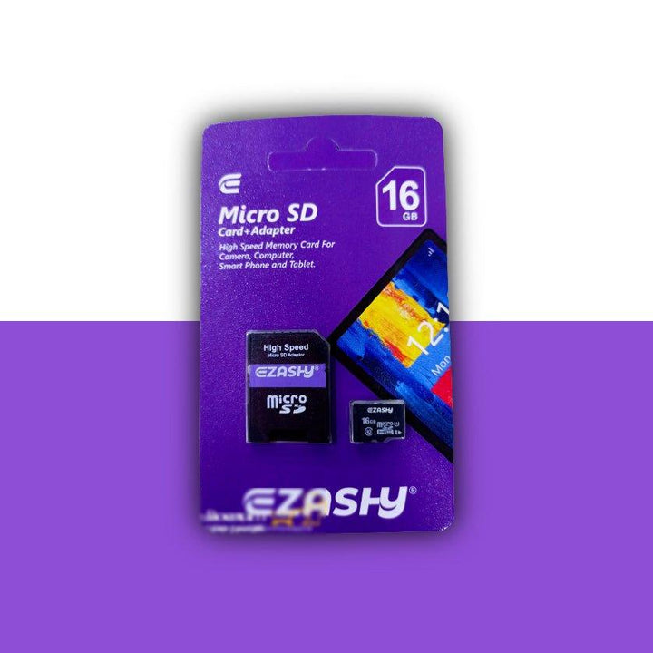 EZASHY Micro SD Memory Card With Adapter - 16GB - Pinoyhyper
