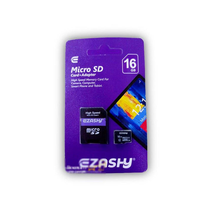 EZASHY Micro SD Memory Card With Adapter - 16GB - Pinoyhyper