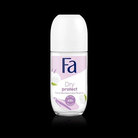 Fa Dry Protect Cotton Mist Scent Antiperspirant Roll-On 50ml - Pinoyhyper