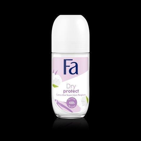 Fa Dry Protect Cotton Mist Scent Antiperspirant Roll-On 50ml - Pinoyhyper