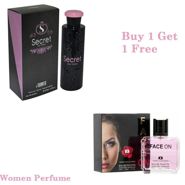 Face On & Secret Women Perfumes 1+1 - Pinoyhyper