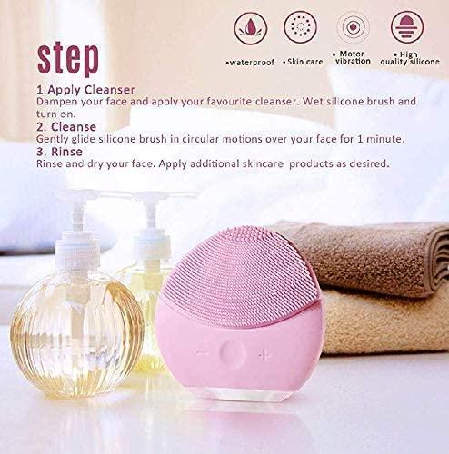 Facial Cleansing Brush (Rose Red) - Pinoyhyper