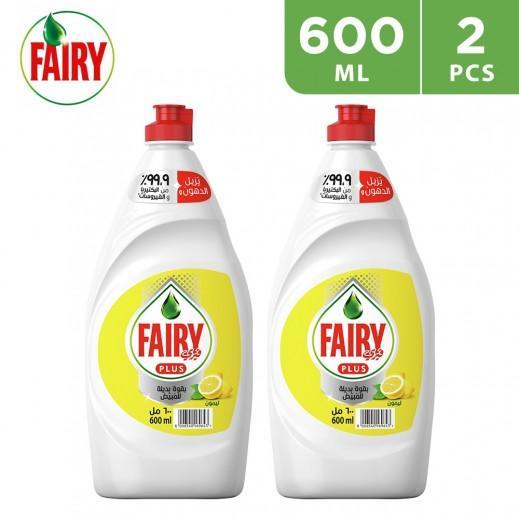 Fairy Lemon Dish Washing Liquid Soap 2 x 600ml - Pinoyhyper