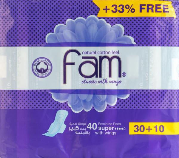 Fam Maxi Feminine With Wing 40Pads - Pinoyhyper