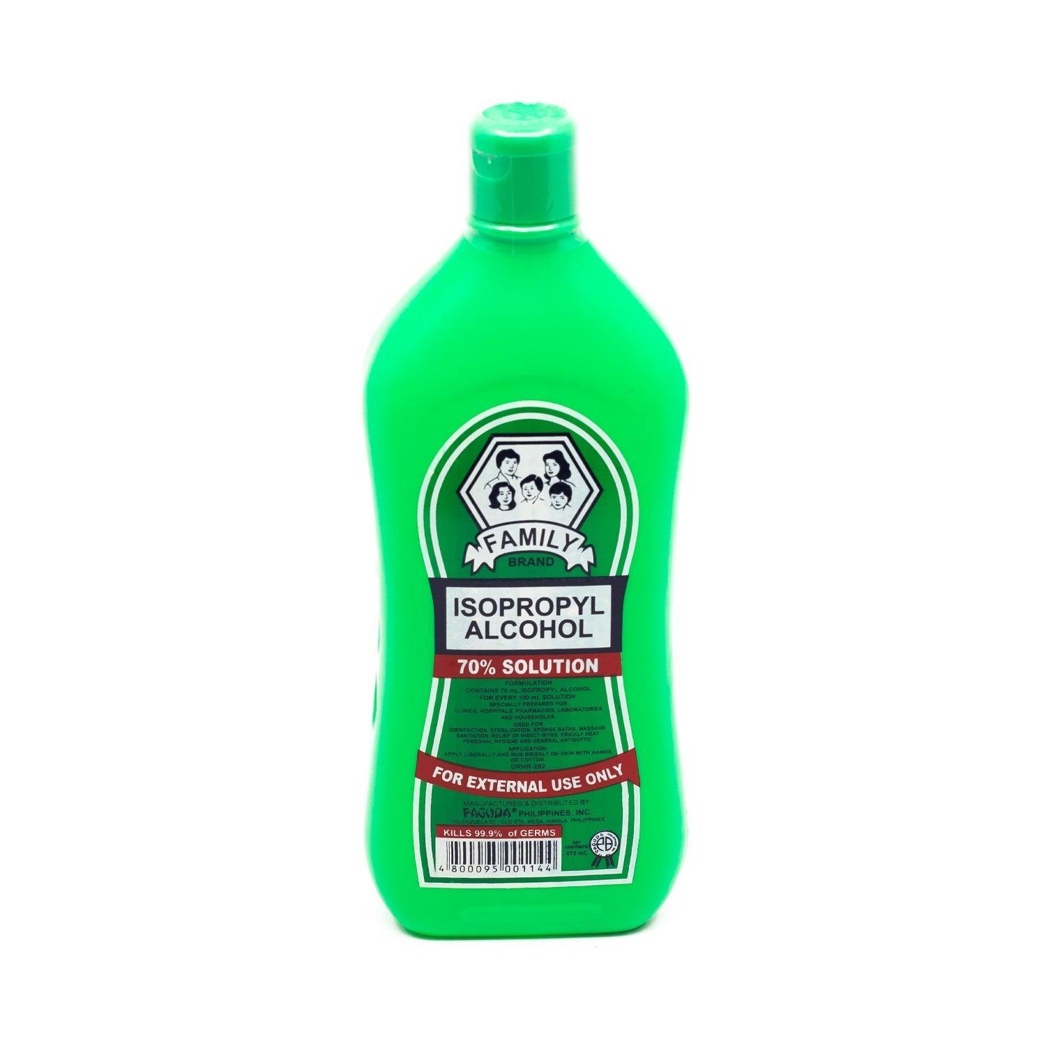 Family Brand Isopropyl Alcohol 70% 473ml - Pinoyhyper