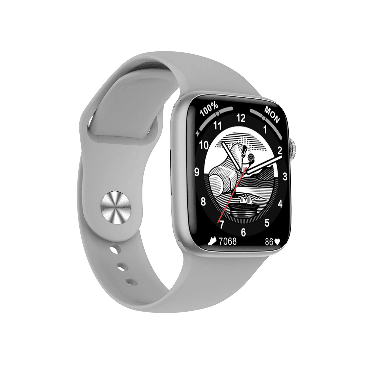 Fashion Smart Watch DT NO.1 7Max - Silver - Pinoyhyper