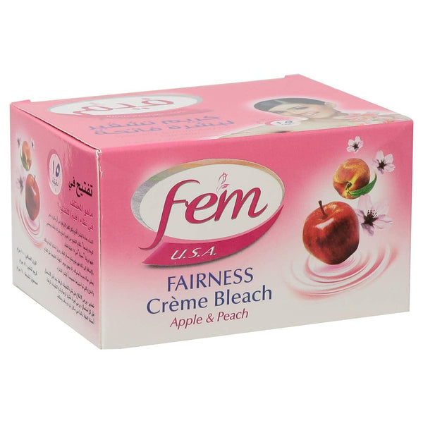 Fem Usa Fairness Creme Bleach ,Apple & Peach - 60gm - Pinoyhyper
