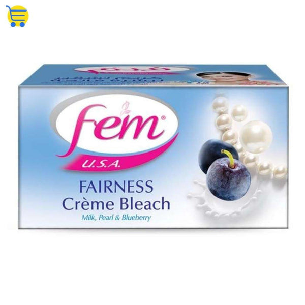 Fem Usa Fairness Creme Bleach Milk, Pearl & Blueberry - 60gm - Pinoyhyper