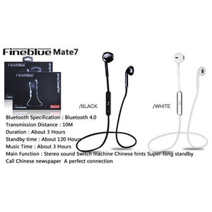 Fineblue Mate7 Wireless Bluetooth Earphone - Pinoyhyper