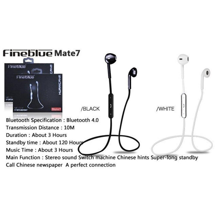 Fineblue Mate7 Wireless Bluetooth Earphone - Pinoyhyper