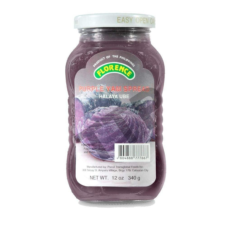 Florence Purple Yam Spread Halaya Ube - 340g - Pinoyhyper