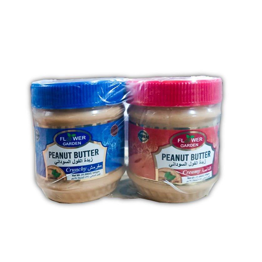 Flower Garden Peanut Butter Crunchy + Creamy 2×340g (Combo Offer) - Pinoyhyper