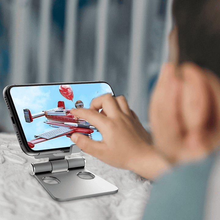 Foldable Aluminum Stand For SmartPhone & Tablet - Pinoyhyper