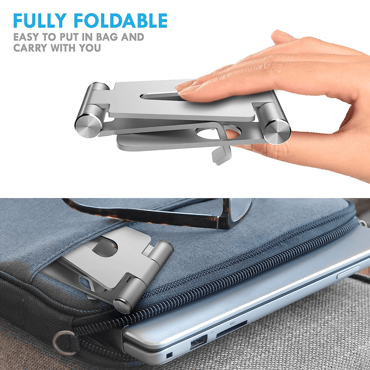 Foldable Aluminum Stand For SmartPhone & Tablet - Pinoyhyper