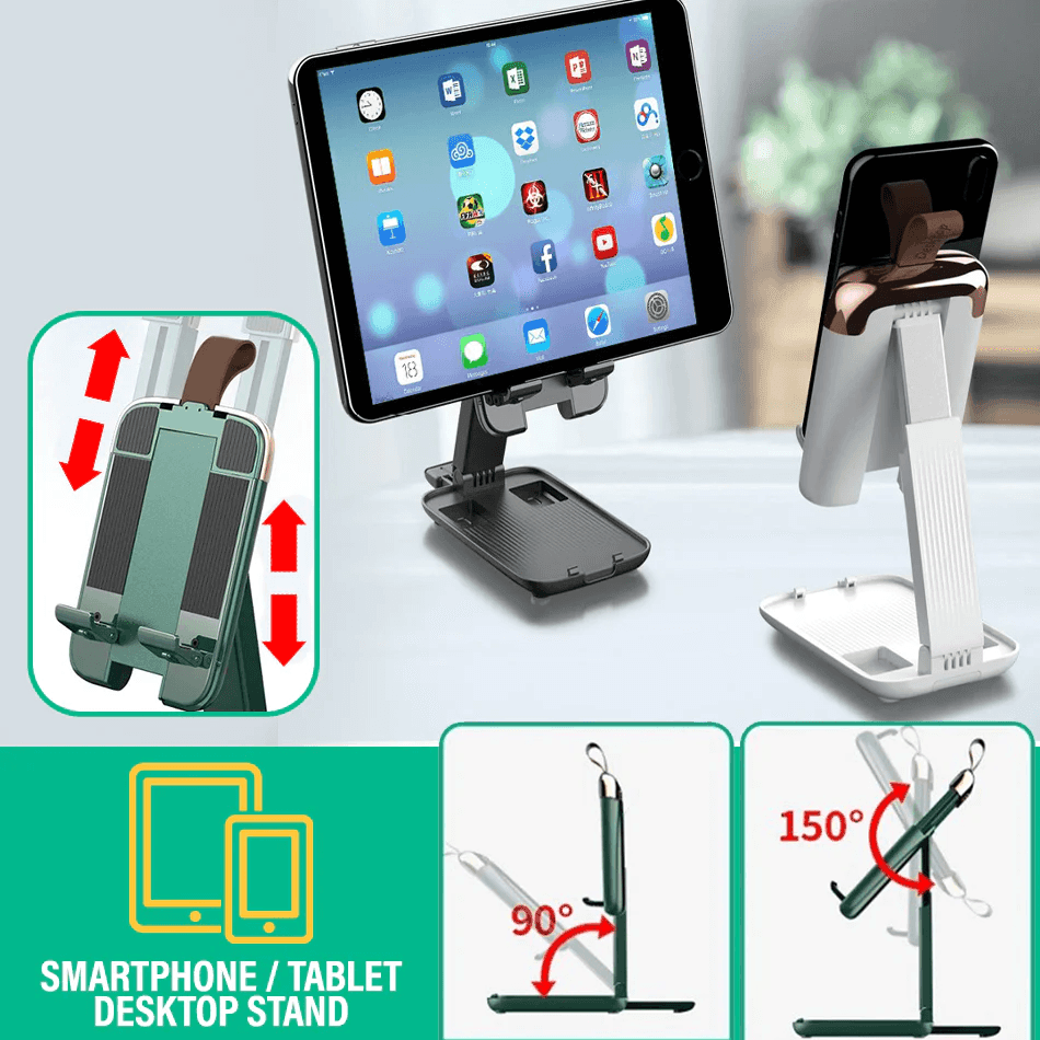 Foldable Portable Mini Smartphone Tablet Desktop Support Stand – Pinoy ...