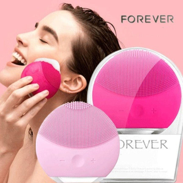 Forever Lina Ultrasonic Facial Cleansing Brush Pink - Pinoyhyper